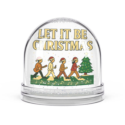 Let It Be Christmas Snow Globe — Christmas Carolers Holiday Decor