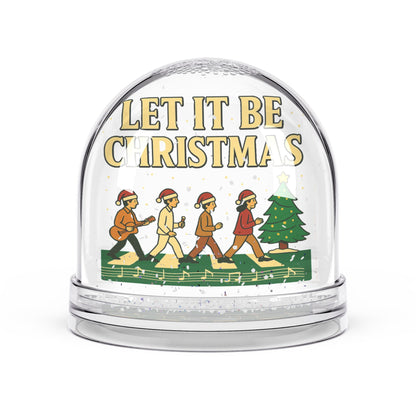 Let It Be Christmas Snow Globe — Christmas Carolers Holiday Decor